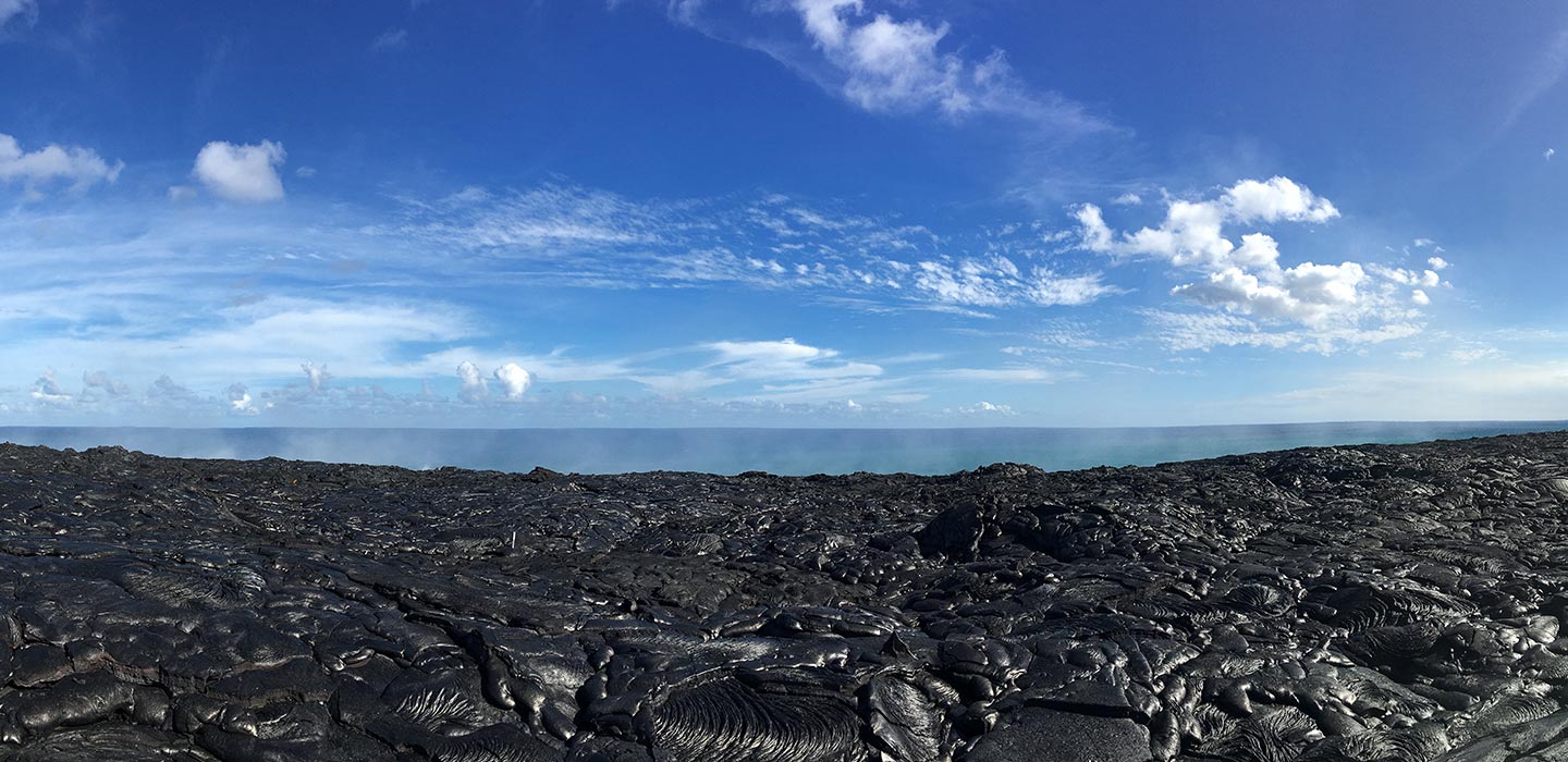 Lava at the end of the Chain of Crater Roads