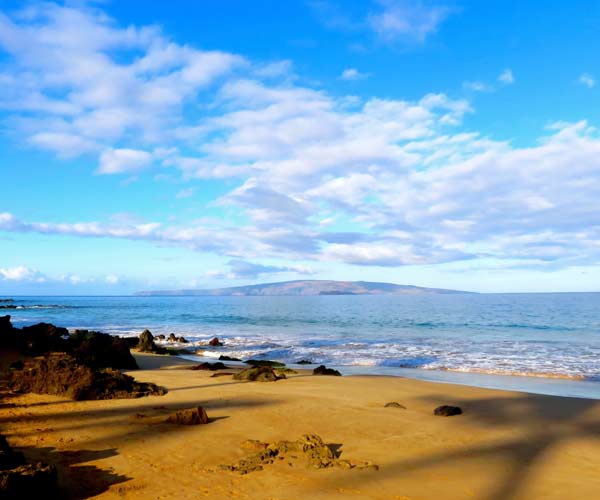 Beach on Maui island