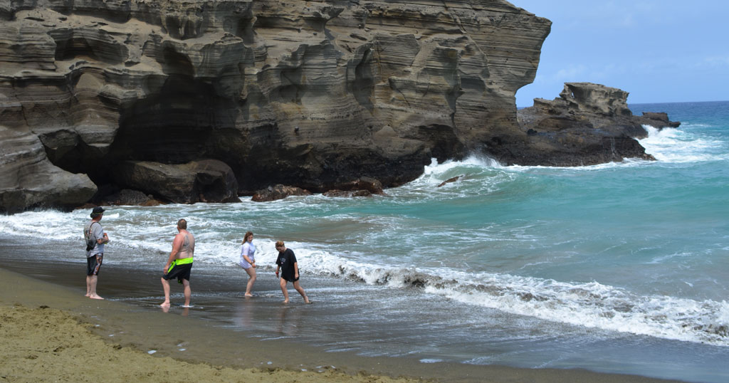 Green sands beach Volcano Village Estates