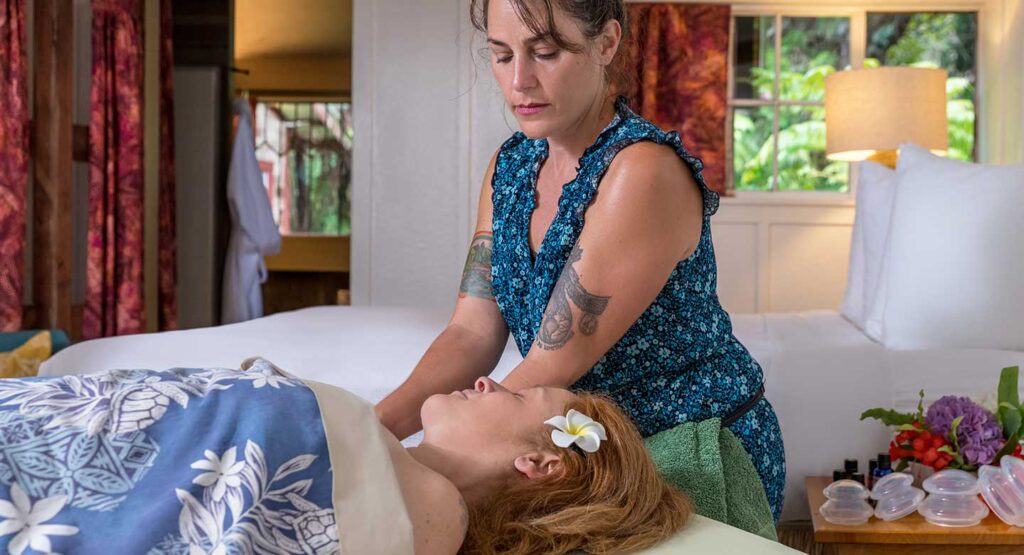 Massage in Hawaii at Volcano Village Estates