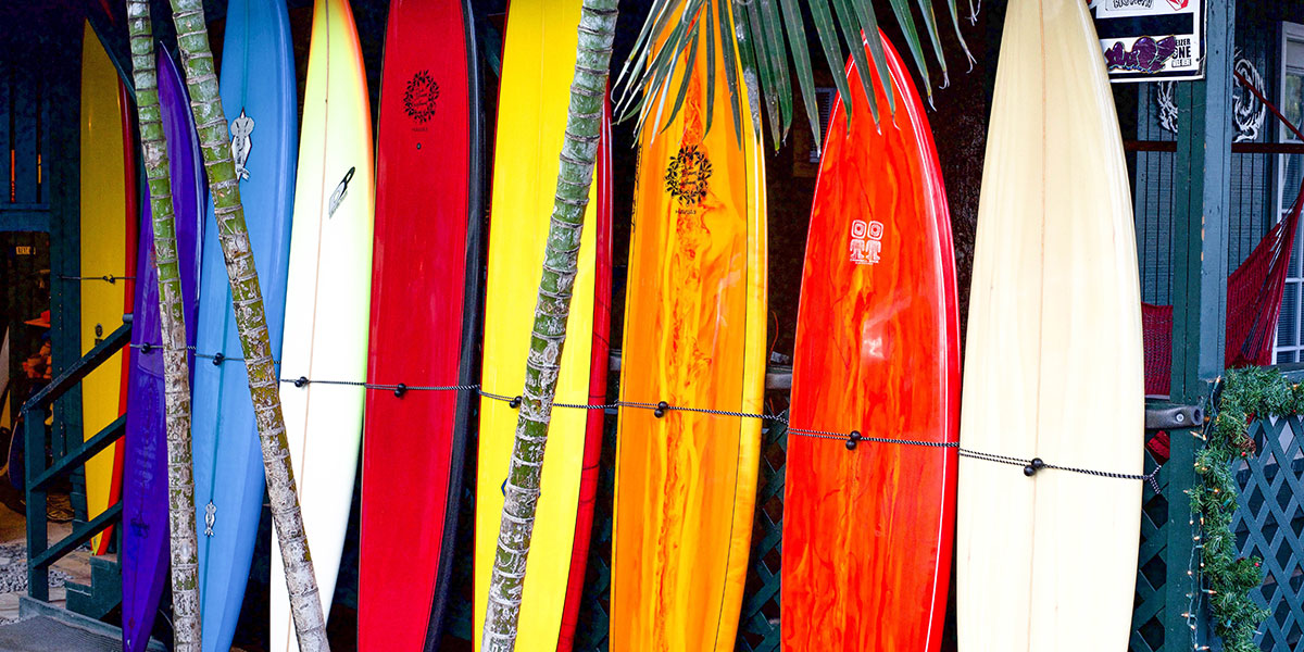 Surfboards for your Big Island surfing