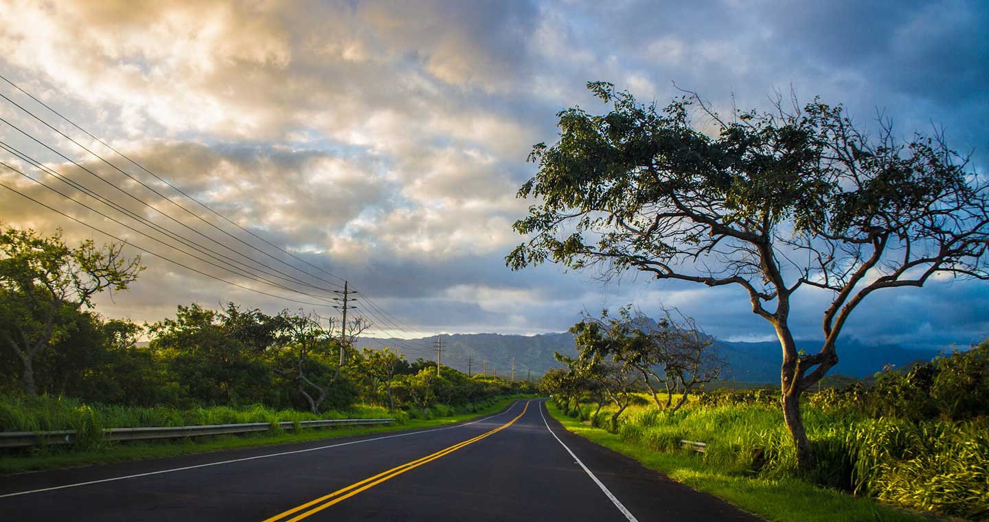 Driving the Big Island of Hawaii. Touring from our Hawaii bed and breakfast.