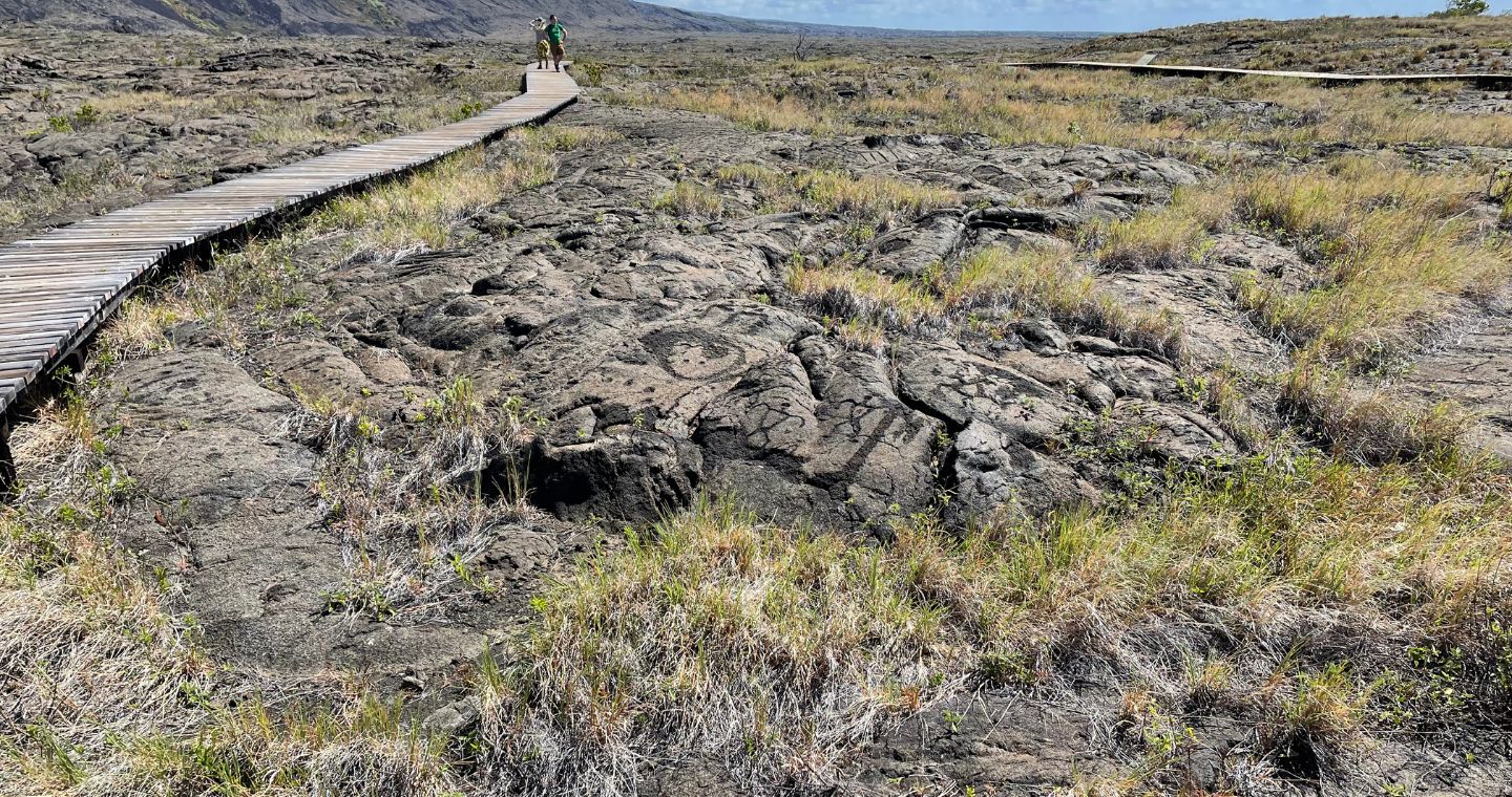 Hawaiian Petroglyphs at Pu‘u Loa