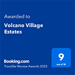 Booking.com Awarded to Volcano Village Estates Traveller Review Awards 2023 9 out of 10